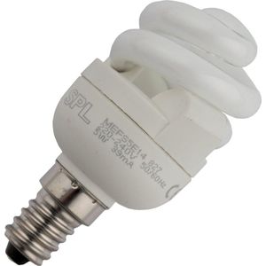 SPL - E14 Spaarlamp - 9W - 2700K - Schiefer
