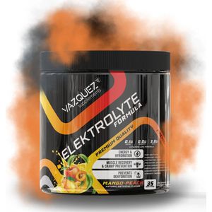Elektrolyten - Electrolyten Poeder - Mango - Hydratatie & Herstel - Voor Sporters, Sauna, Keto & Fasting - Met Natrium, Kalium & Magnesium