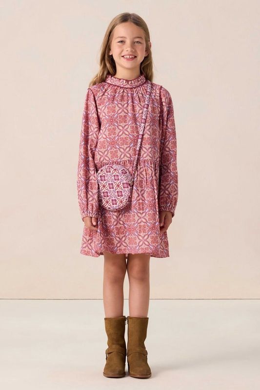 Sissy-Boy - A-lijn Jurk - Donkerrood - Met Print