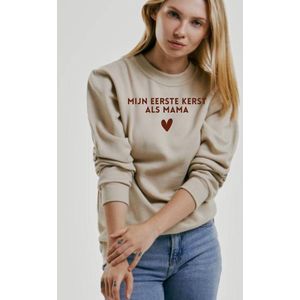 Sweater - Mijn eerste kerst als mama - Maat S - Kerst