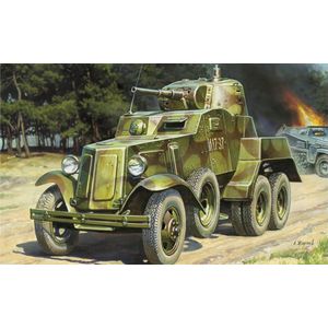 Zvezda - Soviet Armored Car Ba-10 (Zve3617) - modelbouwsets, hobbybouwspeelgoed voor kinderen, modelverf en accessoires
