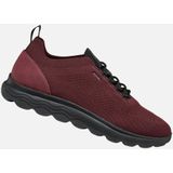 GEOX - Spherica - Sneakers - Bordeaux/Zwart