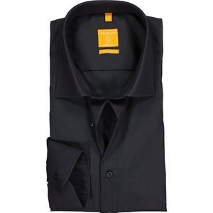 Redmond modern fit overhemd - antraciet grijs - Strijkvriendelijk - Boordmaat: 37/38