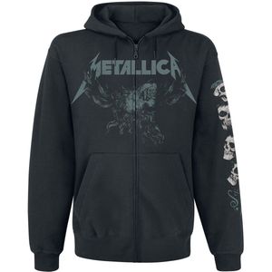 Metallica S&M2 - Skull Vest met capuchon zwart S Katoen -