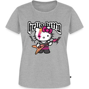 Hello Kitty In Een Rockoutfit Speelt E-gitaar Premium T Shirt Dames