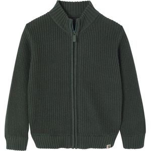 Vest - Marineblauw - Col Montant - Lange Mouwen - Voor Jongens