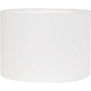 Light & Living Cilinder Lampenkap Polycotton - Wit - Ø30x21cm - voor Tafellampen, Hanglampen