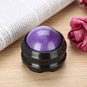 Massage Roller Ball - 8cm - Body Therapy - Stress Release - Massager Tool voor Thuis Kantoor School Gebruik - Paars