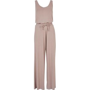 Urban Classics Damen Ladies Long Sleevless Modal Jumpsuit Duskrose-3XL