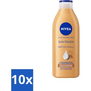 NIVEA – Bodylotion – Sun Touch Bruinen Zonder Zon – 400 ml - Bulkverpakking - 10 stuks