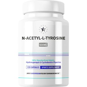 NALT (N-Acetyl-L-Tyrosine) 98% met HydroPerine™ - 120 V-Capsules (600mg) - Apex®
