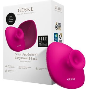 GESKE - Body Brush - 4 in 1 - Reinigingsborstel voor het hele lichaam - Ergonomisch ontwerp met twee vingers