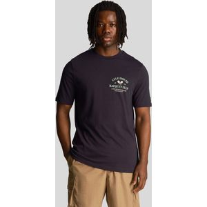 Lyle And Scott - Racquet Club Graphic T-Shirt - Navy
