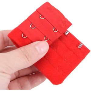 CHPN - Verlengstukje voor je BH - BH Verlenger - 2 Haaks - Rood - 2 stuks - BH band breder maken - Te strakke BH - Perfect voor tijdens je zwangerschap
