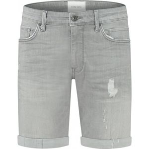 The Steve Skinny Fit Shorts Denim Light Grey (W1261 - 85)