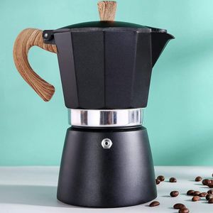 Italiaanse Moka Pot 6 Kop/10oz Kookplaat Espresso Maker - Camping Handleiding Cubaanse Koffie Percolator - Greca Koffiezetapparaat Brewer
