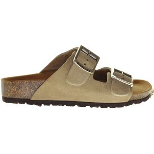 Bionatura Tweeband Slipper Taupe Suede maat 36