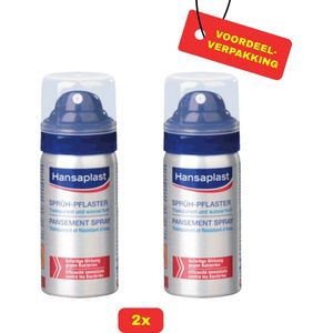 2X Hansaplast Pleisterspray - 2 x 32,5ml - Voordeelverpakking!