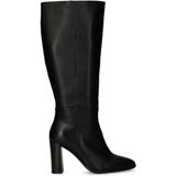 Sacha - Hoge Leren Laarzen - Zwart - Dames