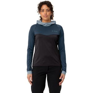 Vaude - Qimsa L/S Shirt - Fleecetrui - Blauw/Zwart