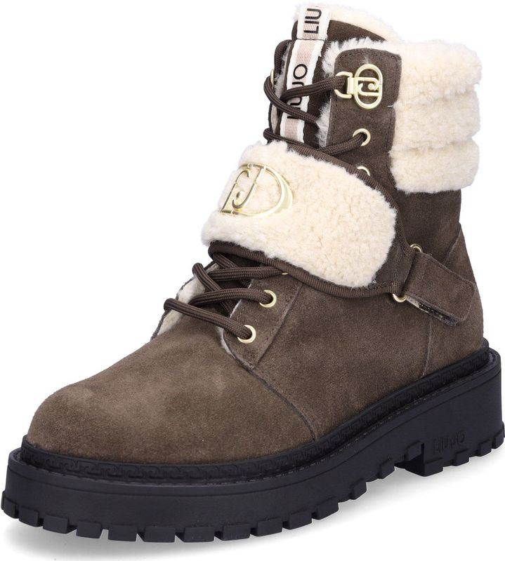 Liu Jo - Lace-up Boots - Bruin - Dames - Leer