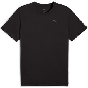 Puma - Graphics Running Faster - T-shirt - Zwart - Korte Mouwen