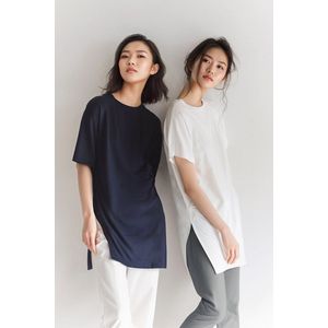 Trendyol TCTSS21UK0009 Volwassenen Vrouwen 2 pack - Marineblauw-wit - XL