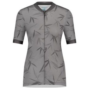 Woman'S VELOCE Jersey Korte Mouwen, Zwart/Grijs