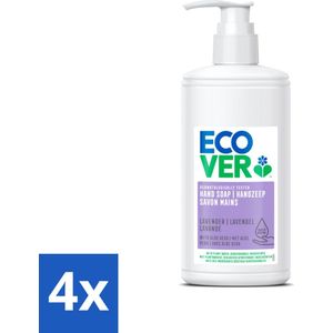 Ecover - Handzeep - Lavendel & Aloë Vera - 250 ml - Voordeelverpakking - 4 stuks