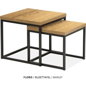 Maxfurn - Set vierkante salontafel | kleur: Barley