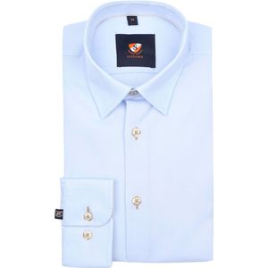 Suitable - Overhemd 261-2 Lichtblauw - Heren - Maat 43 - Slim-fit