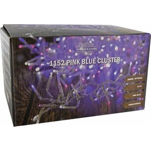 Kerstverlichting | Snake 700LED | Roze/Blauw | 14M | Voor Binnen & Buiten IP44 | Met Timer & Dimmer | Kerstboomverlichting | Kerst