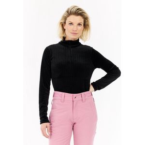 Protest Prtgail - Skipully Dames - Lange mouwen - 1/4 rits – True Black