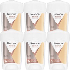 Rexona Deo stick - Creme - Max Protection - Active Shield - 6 stuks - Voordeelverpakking