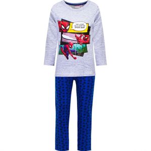 Marvel jongens pyjama - Spiderman - Grey  - 98  - Grijs