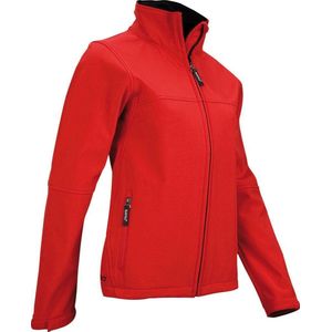 Avento Softshell Jack - Dames - Rood/Zwart - 46