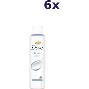 6x Dove Deo spray - 200ml classic fresh