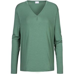 mey - T-shirt met Lange Mouwen - Peat Moss - Serie Pure Chic