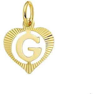 Huiscollectie Bedel Hart Letter G Goud