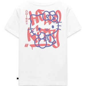 Hello Kitty Met Graffiti-Stijl Lettertype Premium T Shirt Kinderen