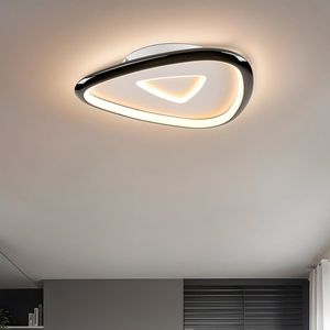 Plafondlamp Cellu met 3-staps dim in zwart chroom