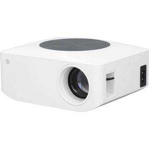 1080P Draagbare Thuisfilmprojector voor Geschenken Kindervideo - WIFI-projector - Smartphone Tablet Laptop TV stick - Mini HD - Wit .