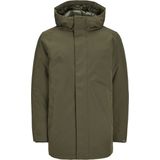 JACK&JONES PLUS Heren JJEKEEN PLS Parka, Grape Leaf, 3XL, grape leaf, 3XL