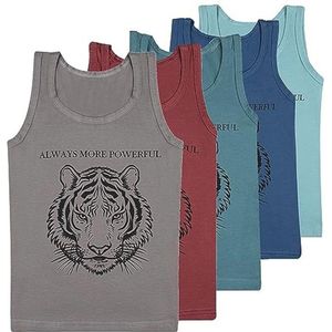 5-pack jongens onderhemden katoen tanktops voor kinderen