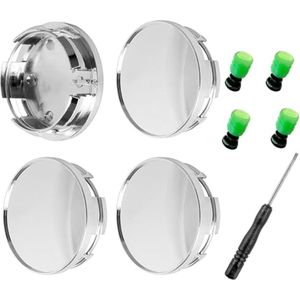 Wieldoppen 75 mm - Set van 4 ABS Velgdoppen - Waterdicht en Duurzaam