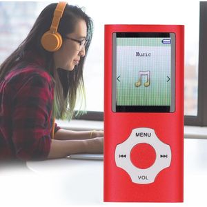 MP3 MP4 Player with Bluetooth 5, 1.8 Inch LCD Screen Music Player, with Voice Recording E-Book Reader Photo Viewer, Supports Extended Up to 128GB, MP3 Player for Children