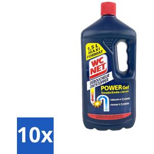 WC Net - Ontstopper - Gel - Met Soda - 1.5L - Bulkverpakking - 10 stuks
