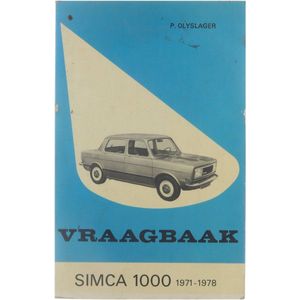 Vraagbaak Simca 1000 enz 71-78 - Olyslager