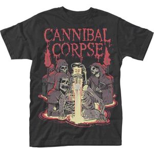 Cannibal Corpse Heren Tshirt -L- Acid Zwart