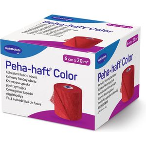 Peha-haft - Fixatiezwachtel - Rood - Medisch Toepassingen